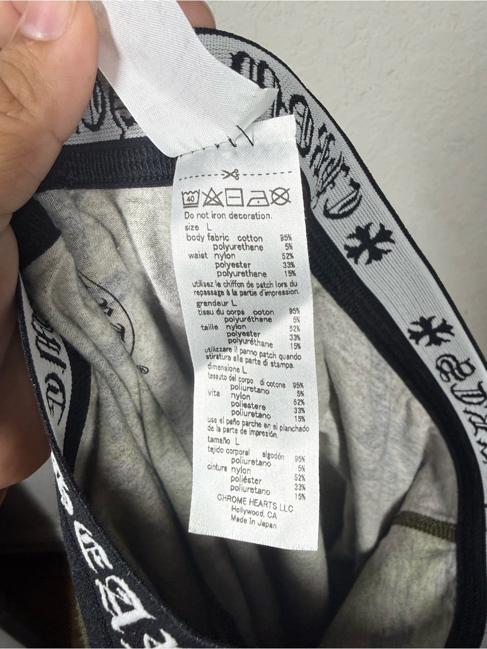 Chrome Hearts Camo Leggings Size Large - Picture 8 of 8